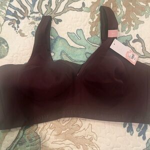 Cacique Full Coverage Wire-Free Bra - Deep Brown New with Tags